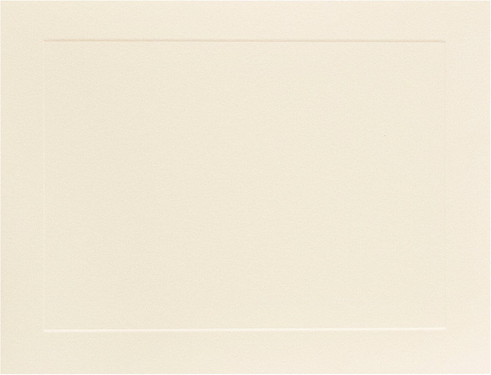 Ivory 80lb A2 Panel Blank Note Cards (4 1/4 x 5 1/2)