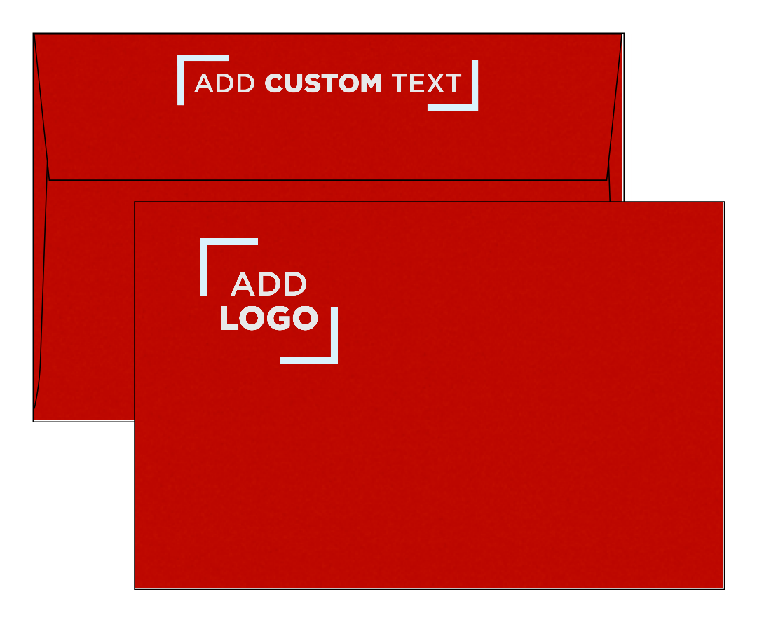 Red 24lb A9 Invitation Envelopes (5 3/4 x 8 3/4)