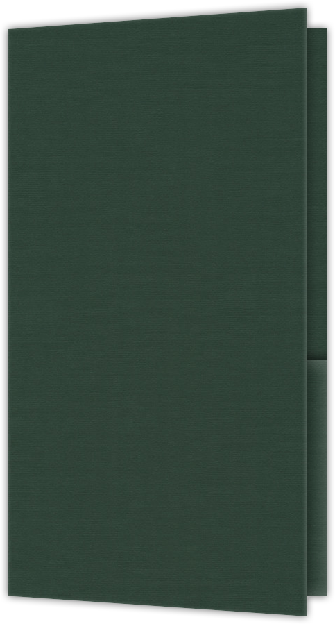 Forest Green Hopsack 90lb 3 3/8 x 6 One Pocket Key Card Holders with 2 1/2 Inch Pocket