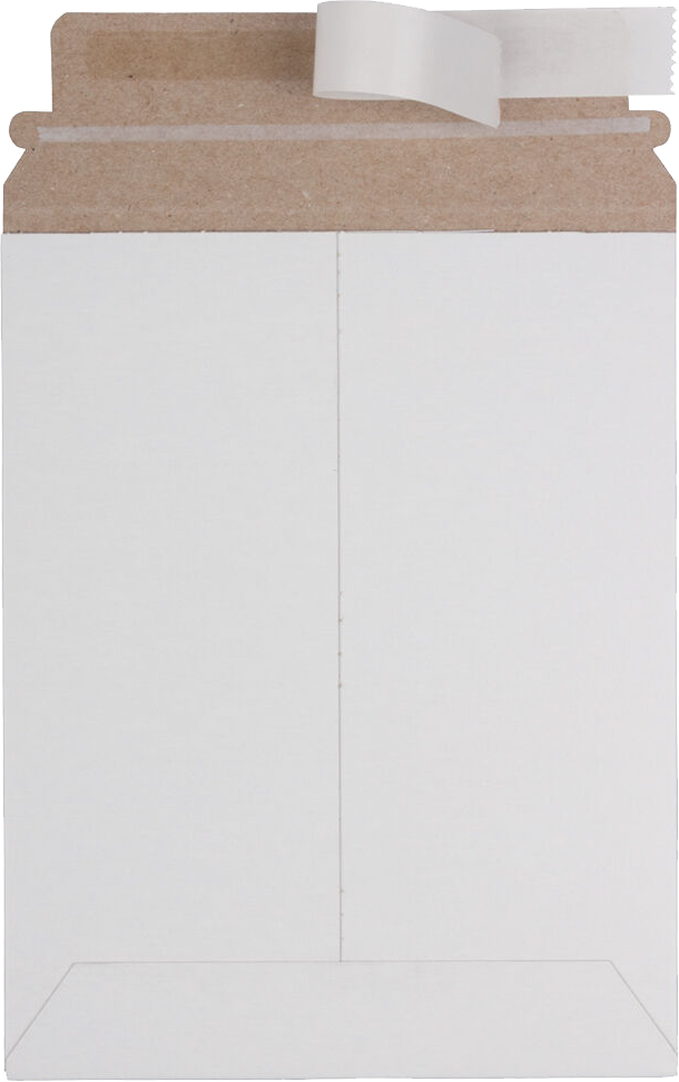 White 130lb 7 x 9 Photo Mailer Envelopes with Peel & Seal