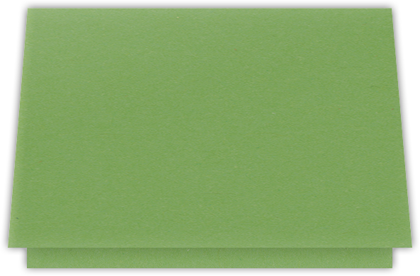 Gumdrop Green Vellum 100lb 5 1/8 x 3 3/8 One Pocket Landscape Photo Holders with 1 3/8 Inch Pocket