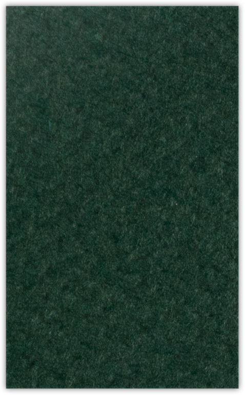 Hunter Green Felt 80lb 2 3/4 x 4 1/2 One Curved Pocket Key Card Holders with 3 Inch Pocket