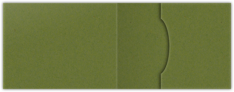 Jellybean Green Vellum 100lb 2 3/4 x 3 3/4 One Pocket Key Card Holders with 2 1/4 Inch Pocket