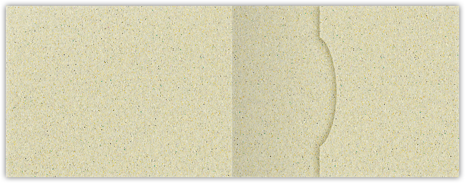 Thyme Fiber 80lb 2 3/4 x 3 3/4 One Pocket Key Card Holders with 2 1/4 Inch Pocket