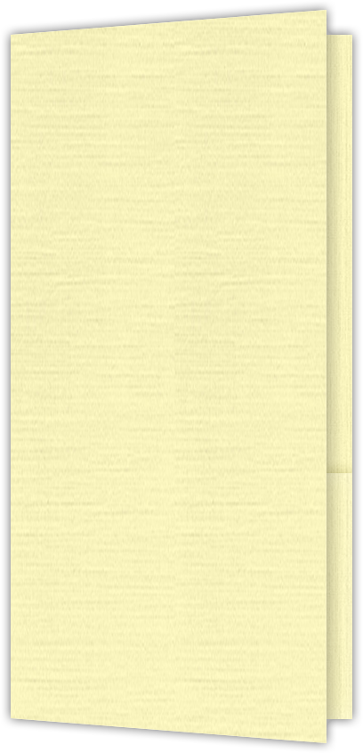 Ivory Linen 80lb 3 1/2 x 7 One Pocket Key Card Holders with 2 1/2 Inch Pocket
