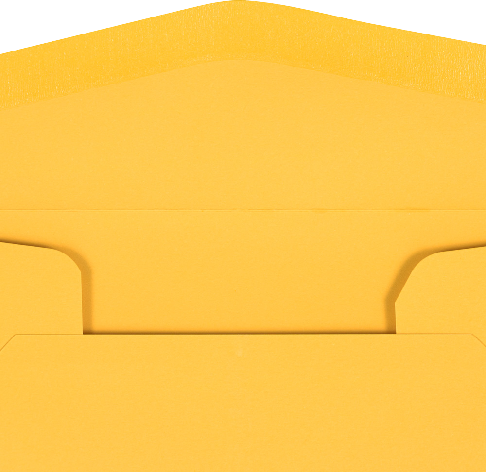 Sunflower Yellow 32lb #10 Regular Envelopes (4 1/8 x 9 1/2)