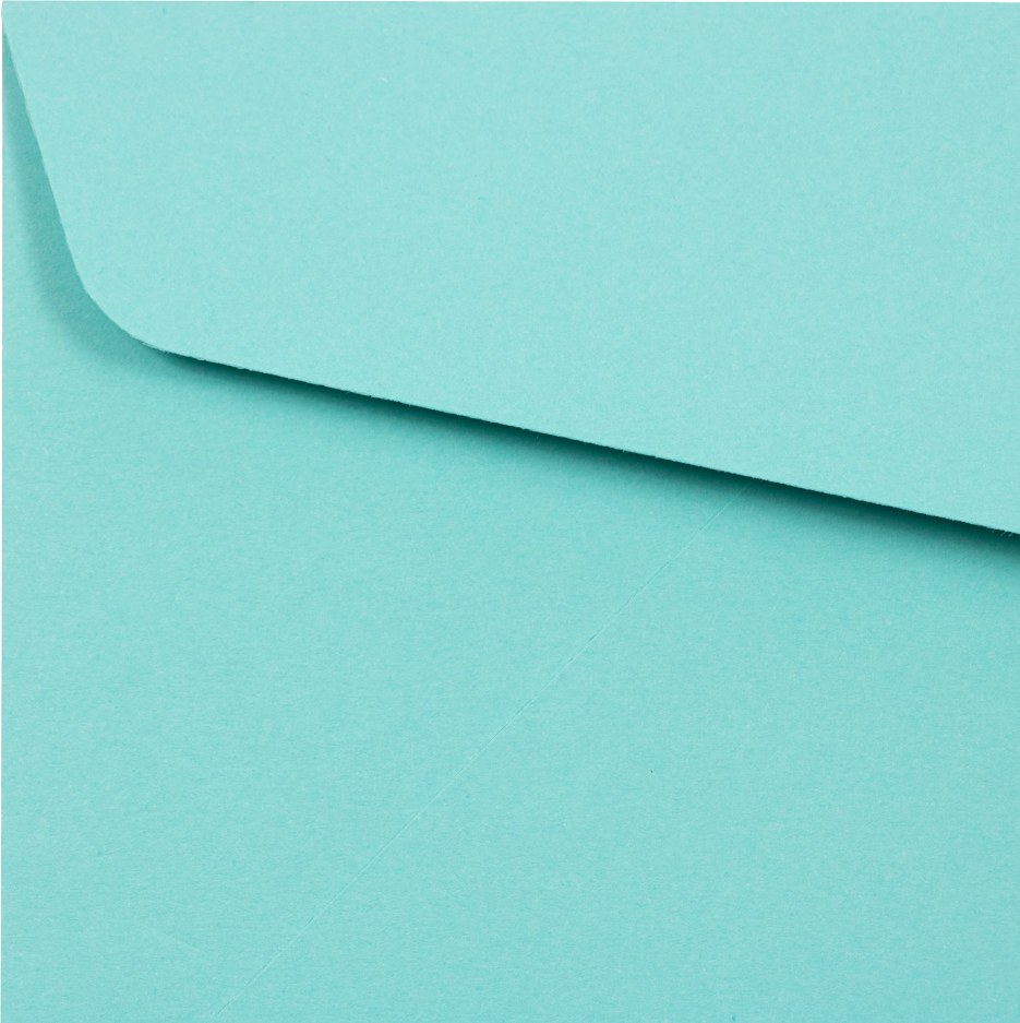 Seafoam Aqua Blue 32lb #10 Regular Envelopes (4 1/8 x 9 1/2)