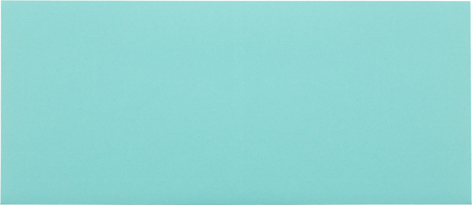 Seafoam Aqua Blue 32lb #10 Regular Envelopes (4 1/8 x 9 1/2)