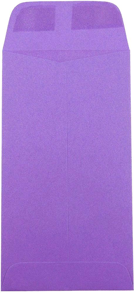 Violet Grape Purple 28lb #7 Coin Envelopes (3 1/2 x 6 1/2)