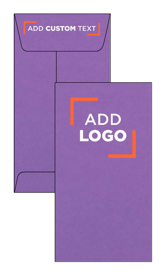 Violet Grape Purple 28lb #7 Coin Envelopes (3 1/2 x 6 1/2)