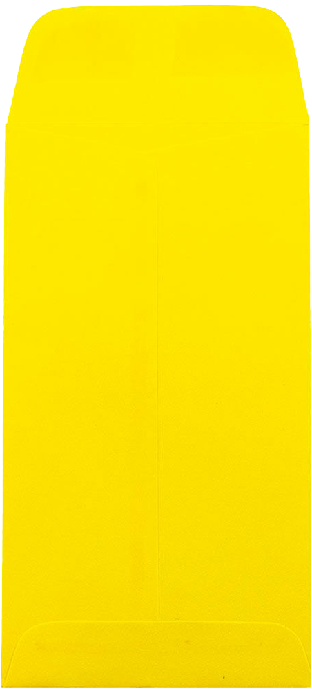 Yellow 24lb #7 Coin Envelopes (3 1/2 x 6 1/2)