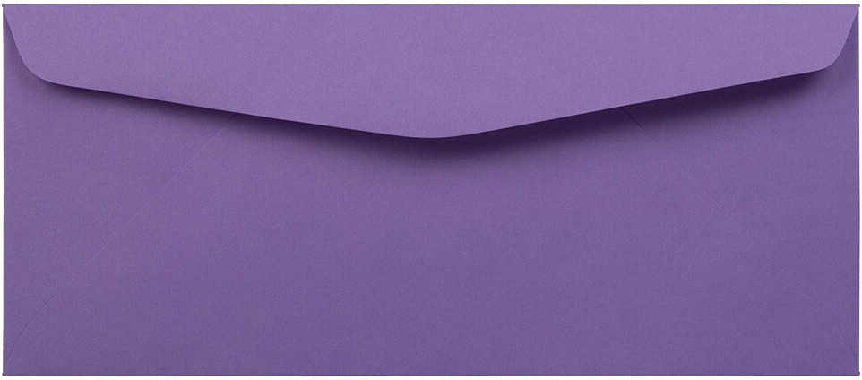 Violet Grape Purple 28lb #10 Window Envelopes (4 1/8 x 9 1/2)