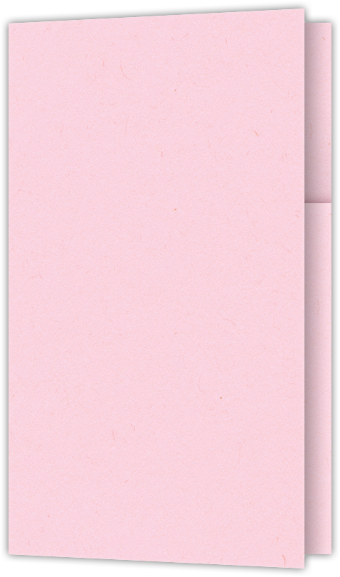 Pink Lemonade Vellum 100lb 2 3/4 x 4 1/2 One Curved Pocket Key Card Holders with 3 Inch Pocket