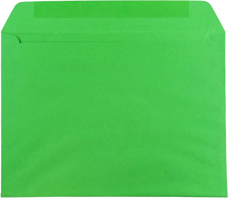Holiday Green 32lb 9 x 12 Booklet Envelopes