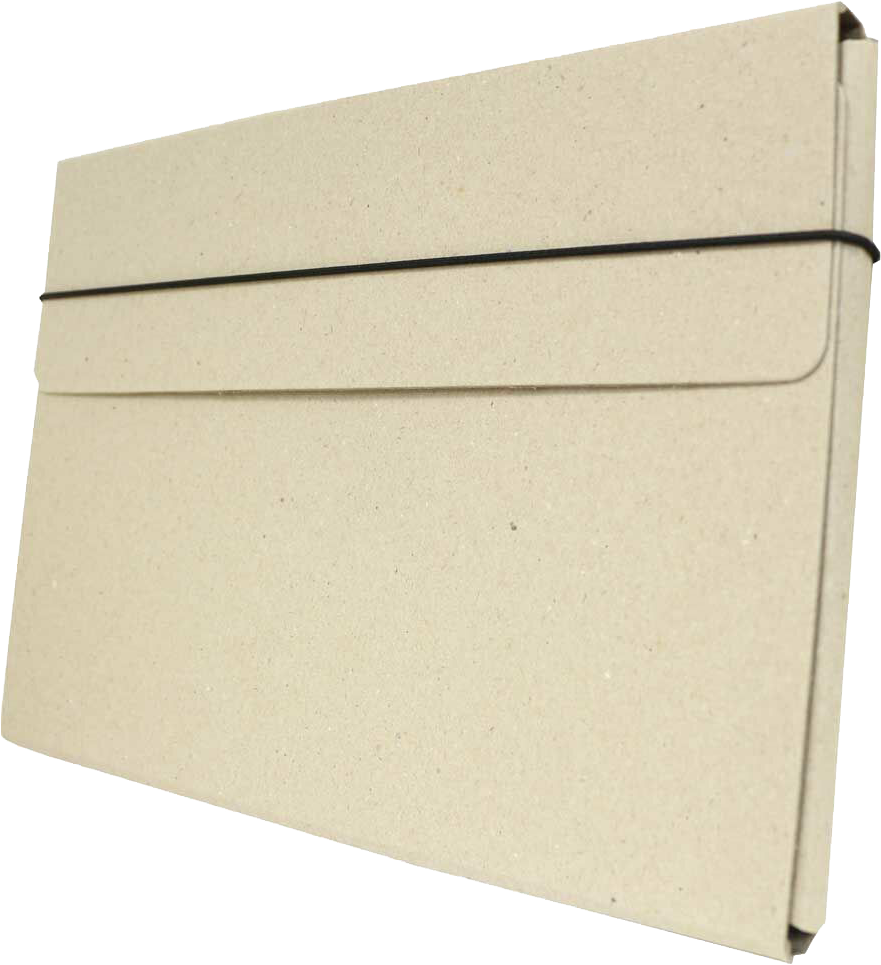 Natural Kraft 9 1/4 x 12 1/2 x 1/2 Thin Elastic Portfolios