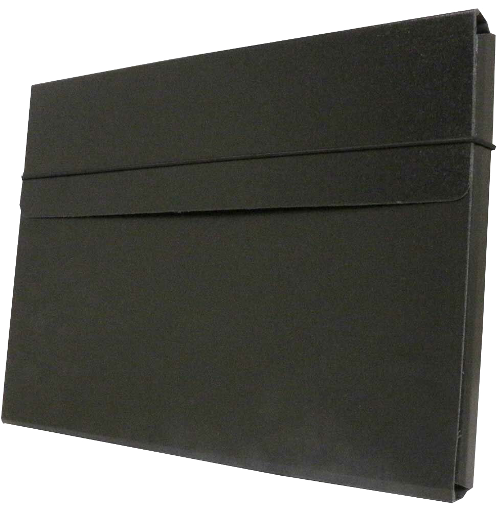 Black 9 1/4 x 12 1/2 x 1/2 Thin Elastic Portfolios