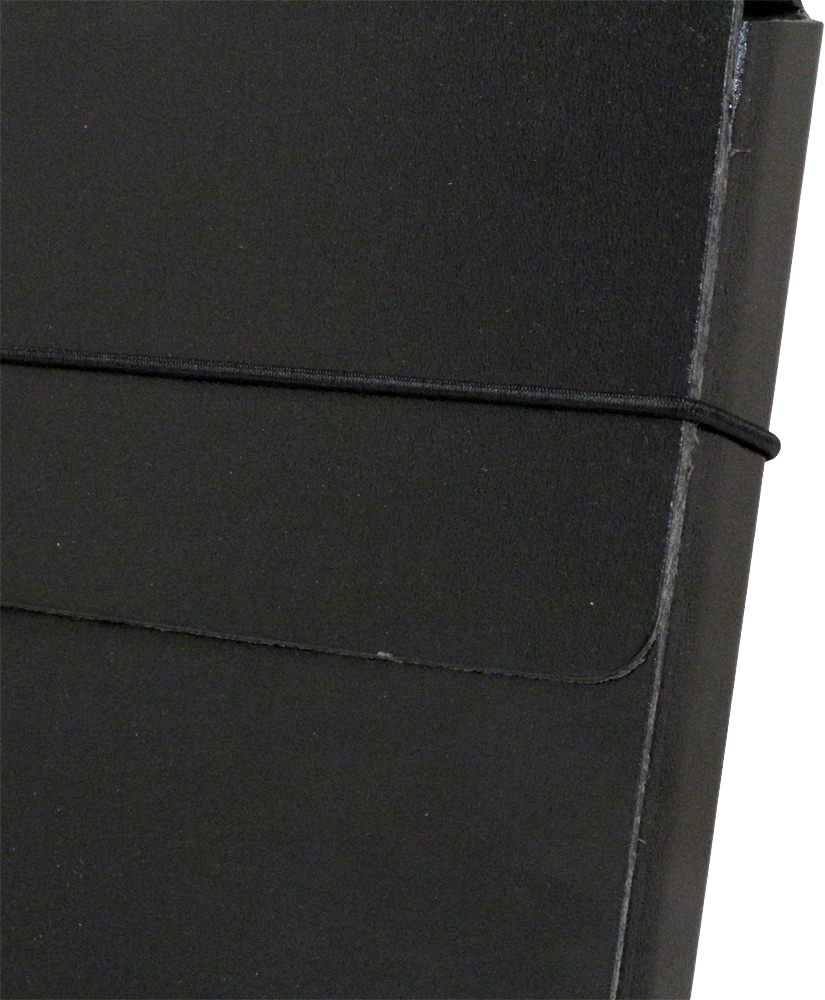 Black 9 1/4 x 12 1/2 x 1/2 Thin Elastic Portfolios