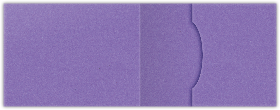 Grape Jelly Vellum 100lb 2 3/4 x 3 3/4 One Pocket Key Card Holders with 2 1/4 Inch Pocket