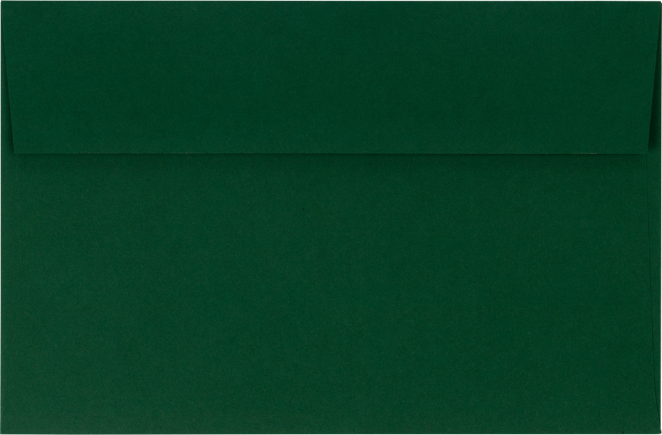 Dark Green 28lb A9 Invitation Envelopes (5 3/4 x 8 3/4)