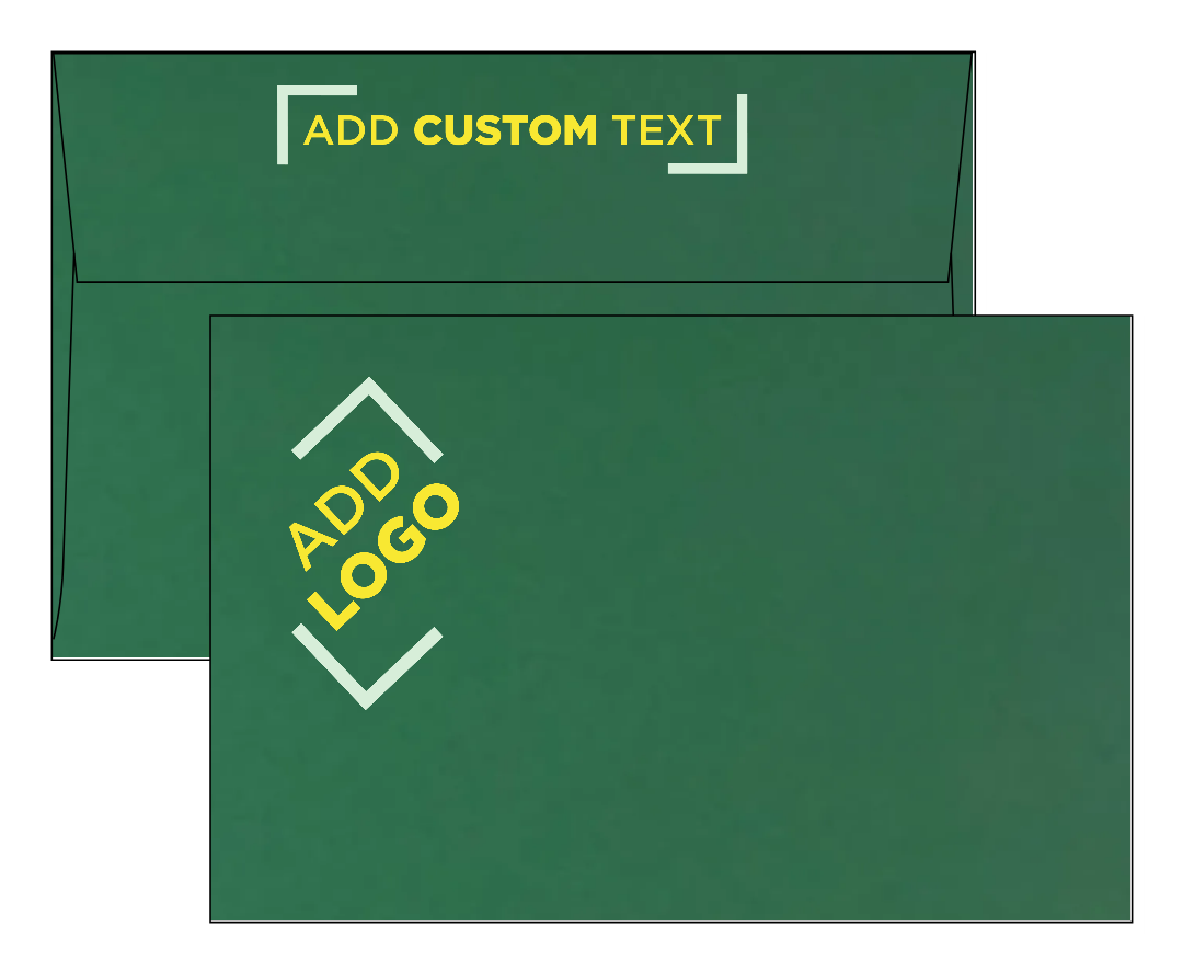 Dark Green 28lb A9 Invitation Envelopes (5 3/4 x 8 3/4)