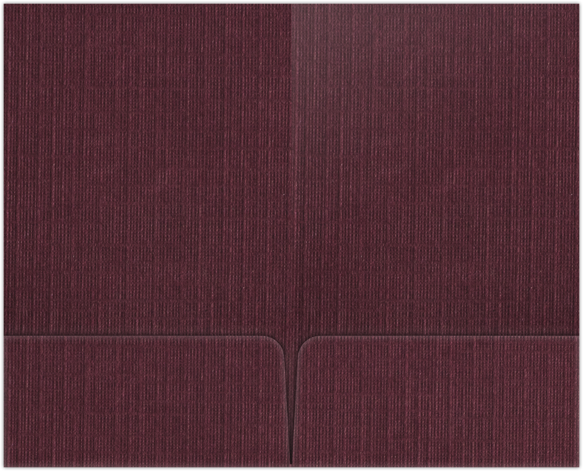 Burgundy Linen 9 x 14 1/2 Legal Folders