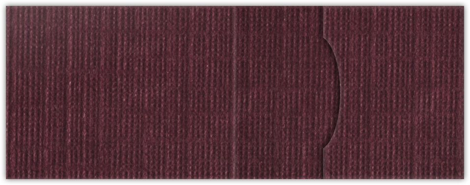 Burgundy Linen 100lb 2 3/4 x 3 3/4 One Pocket Key Card Holders with 2 1/4 Inch Pocket