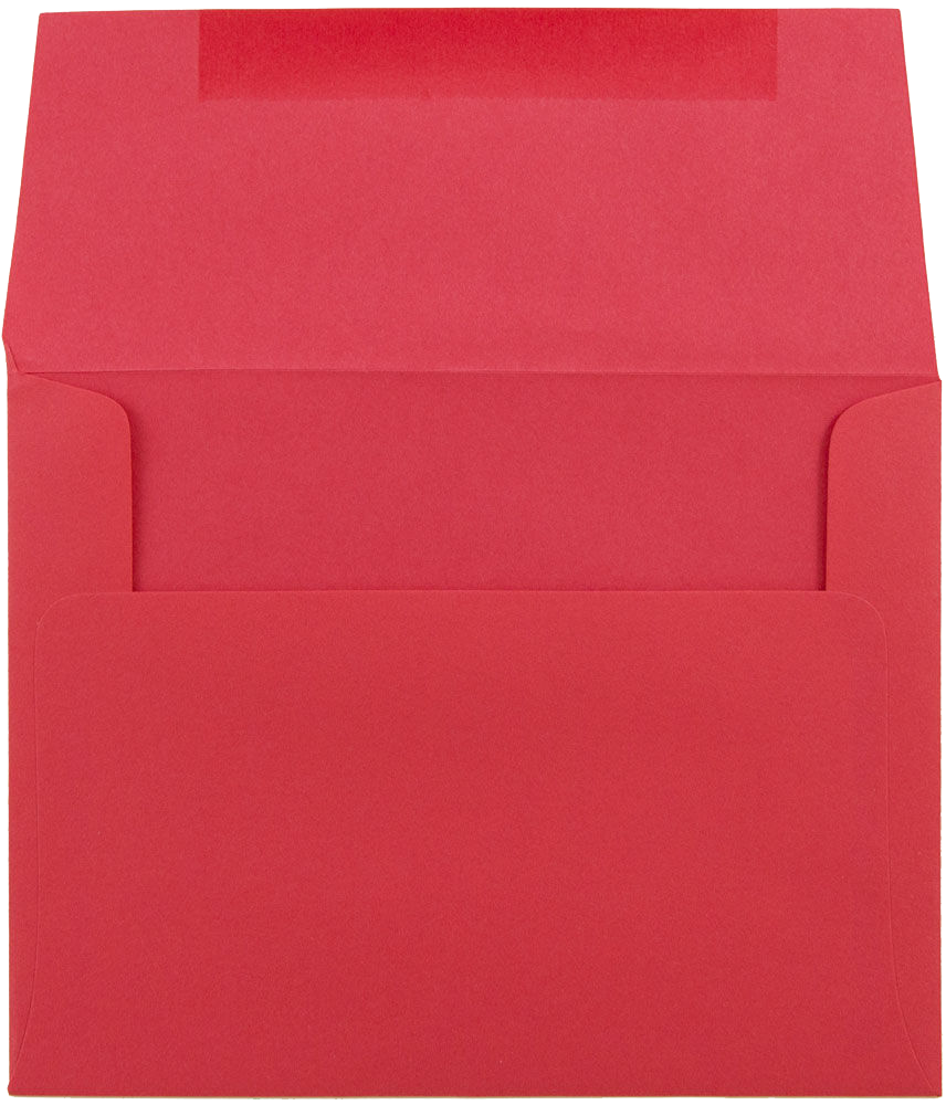 Red 24lb A2 Invitation Envelopes (4 3/8 x 5 3/4)