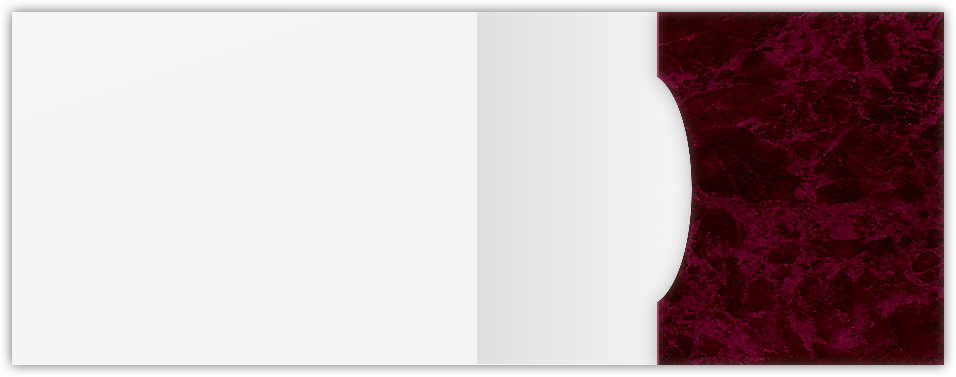 Burgundy Semi-Gloss 14pt C1S 2 3/4 x 3 3/4 One Pocket Key Card Holders with 2 1/4 Inch Pocket