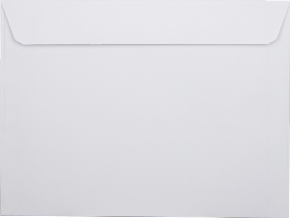 White 28lb 9 x 12 Booklet Window Envelopes