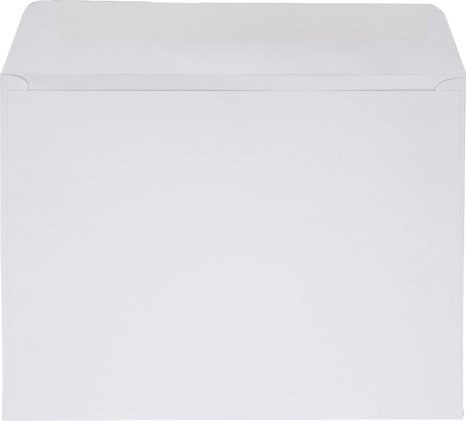 White 28lb 9 x 12 Booklet Window Envelopes