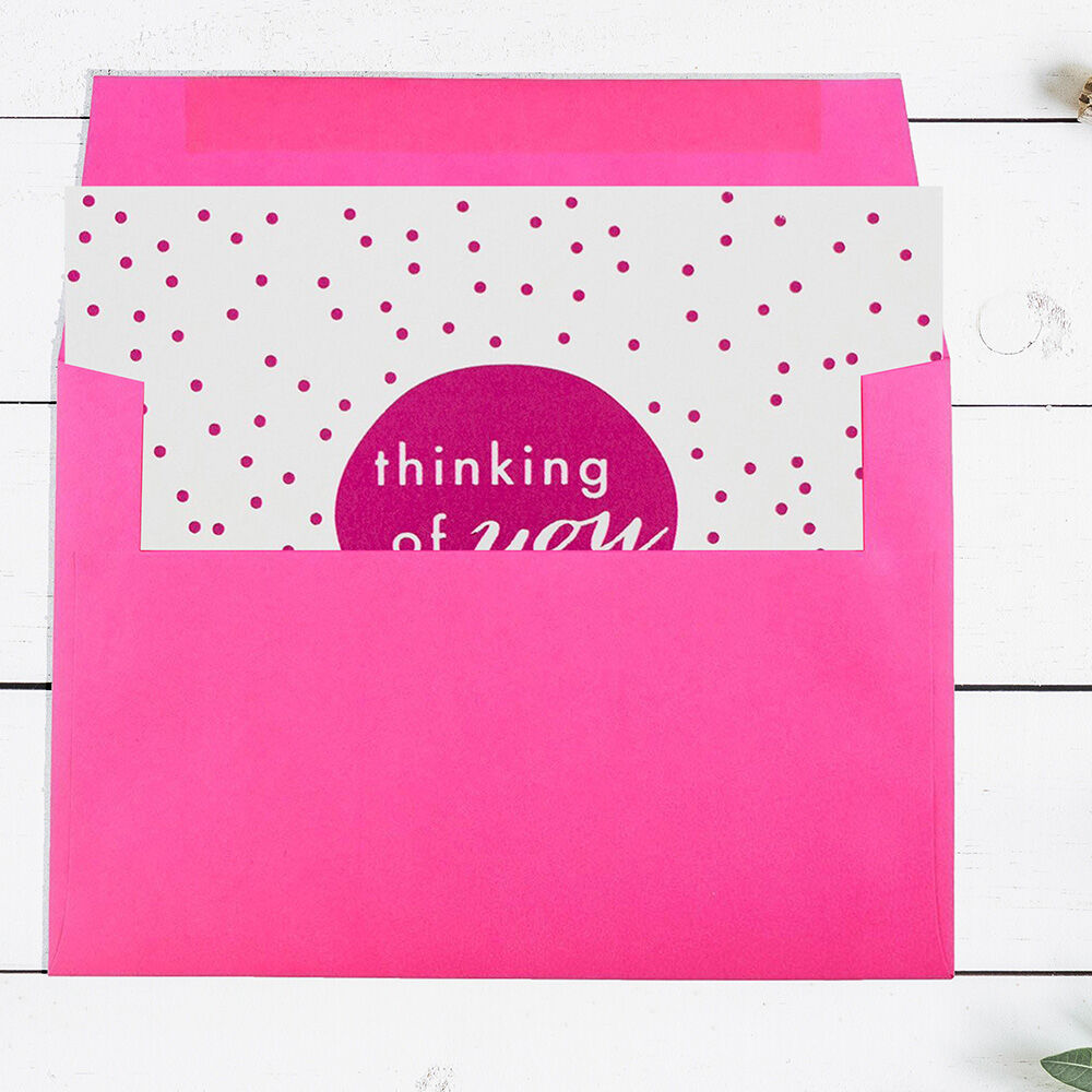 Fuchsia Pink Magenta 32lb A7 Invitation Envelopes (5 1/4 x 7 1/4)