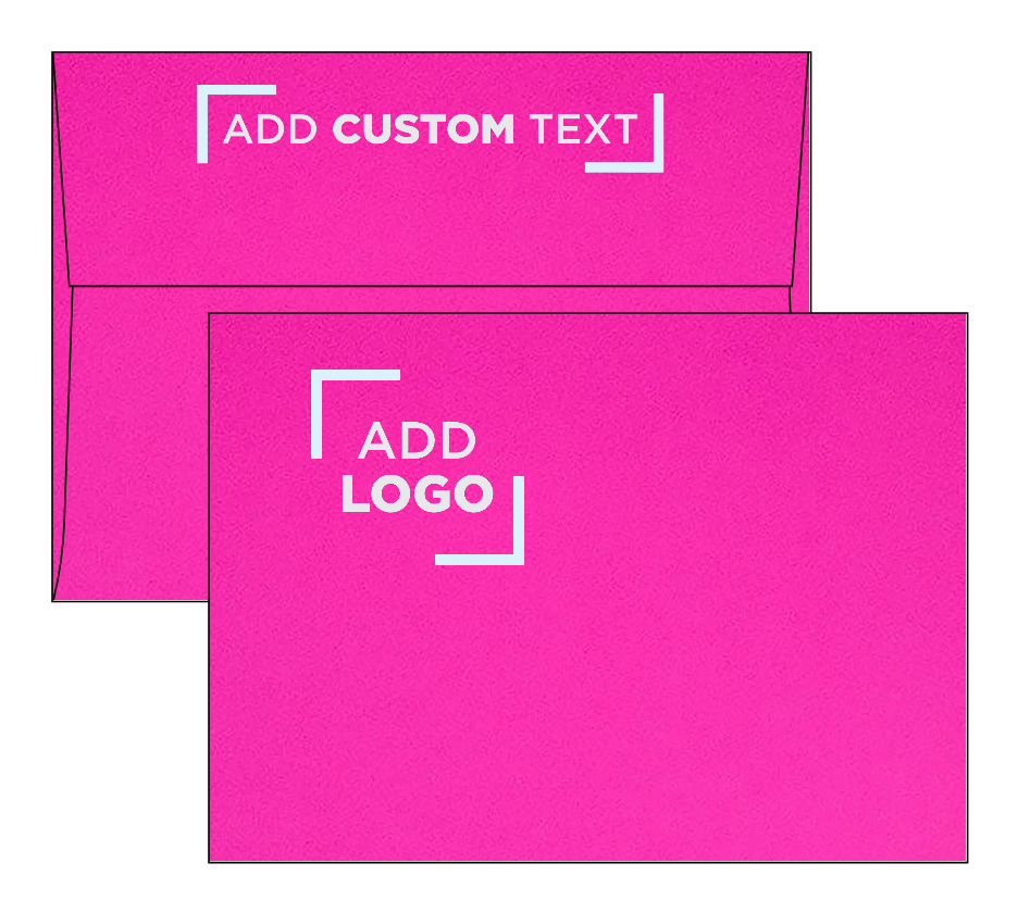 Fuchsia Pink Magenta 32lb A7 Invitation Envelopes (5 1/4 x 7 1/4)
