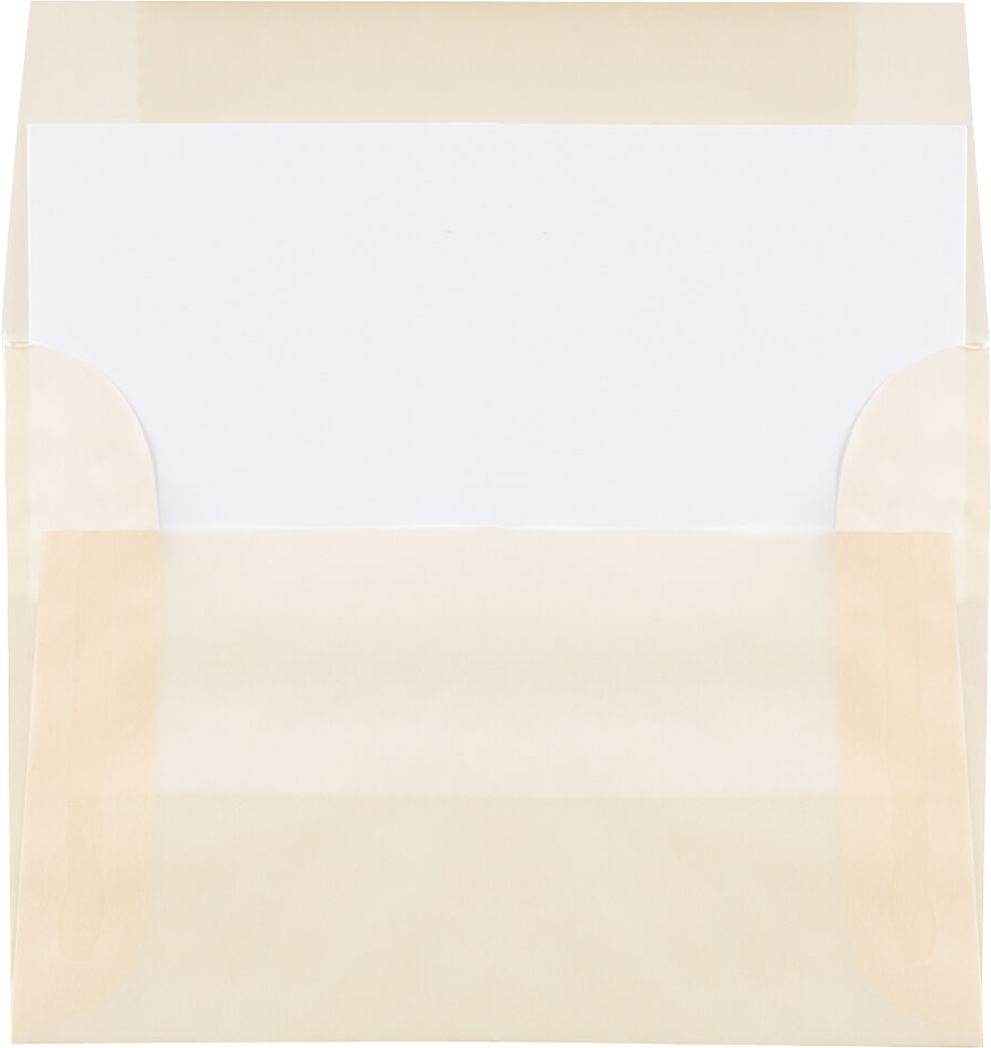 Natural Spring Ochre Translucent 30lb A1 Invitation Envelopes (3 5/8 x 5 1/8)