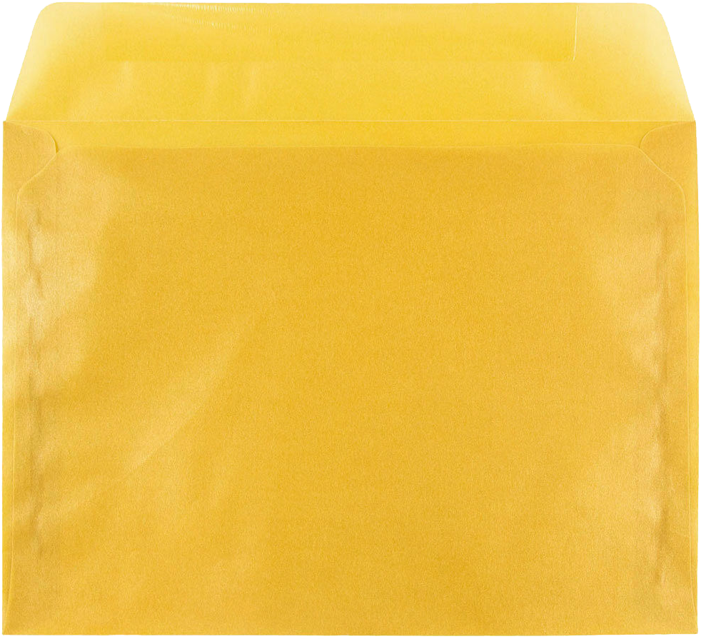 Gold Translucent 30lb 9 x 12 Booklet Envelopes