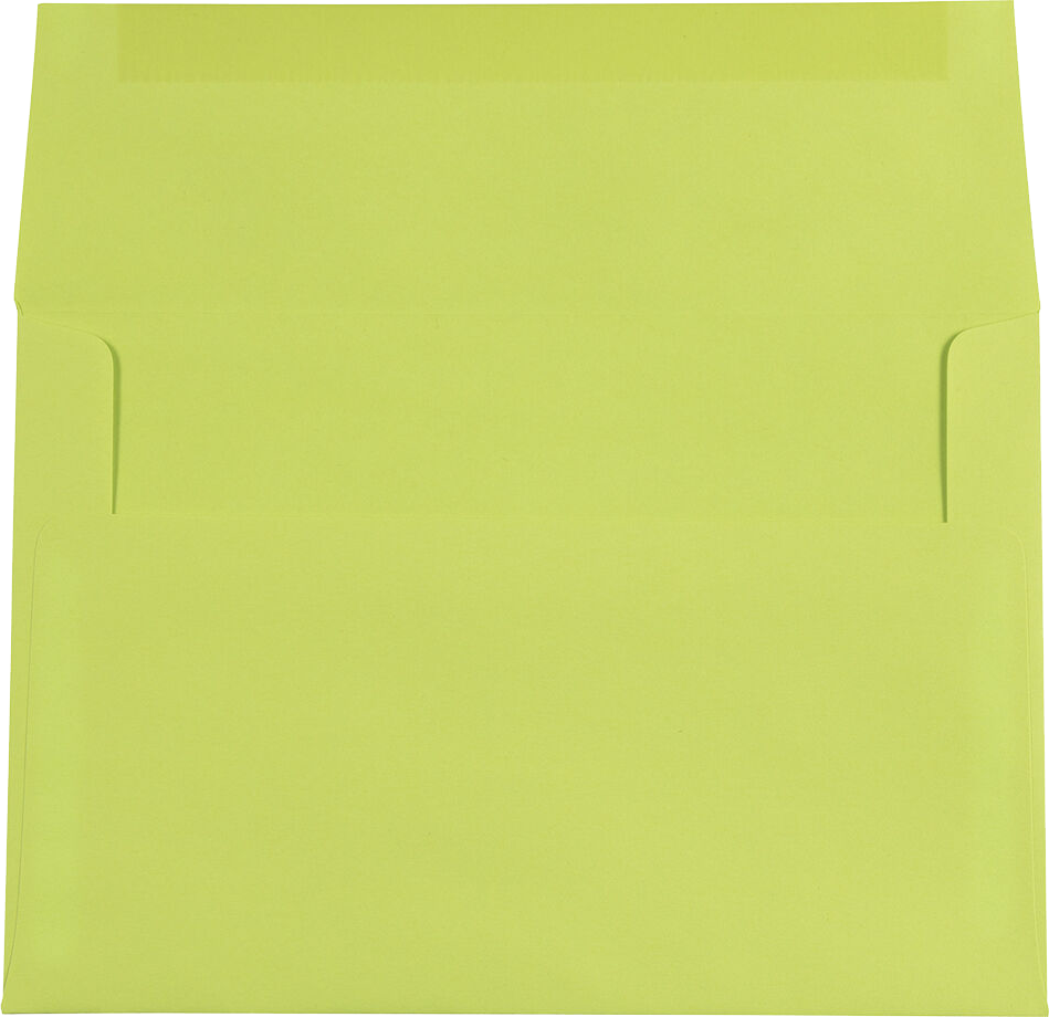 Wasabi Lime Green 32lb A8 Invitation Envelopes (5 1/2 x 8 1/8)