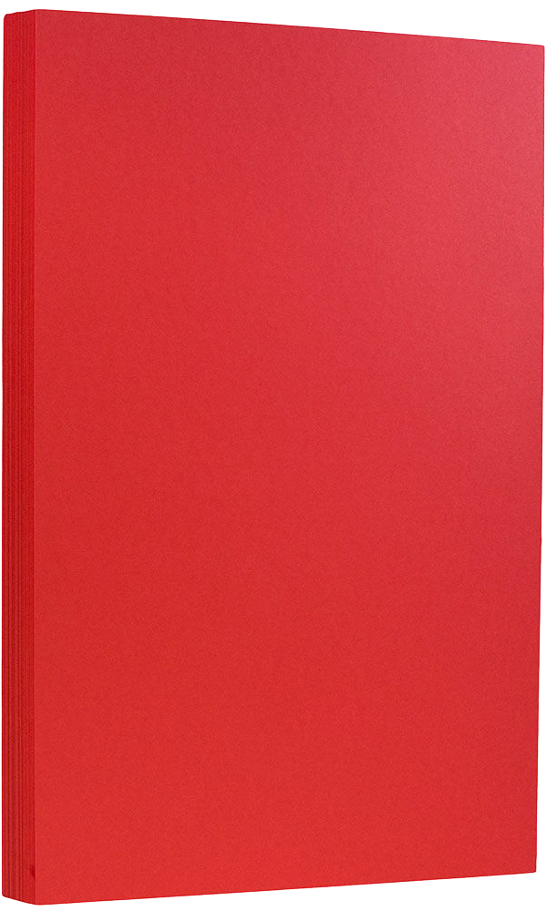 Ruby Red 65lb 8 1/2 x 14 Legal Cardstock