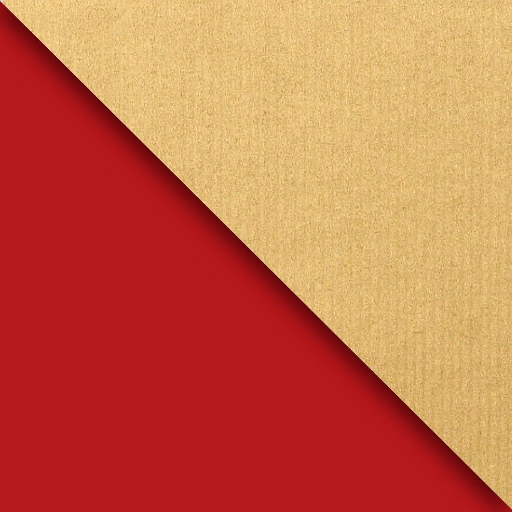 Kraft Red and Gold Double-Sided Bulk Wrapping Paper (1042.5 Sq Ft)