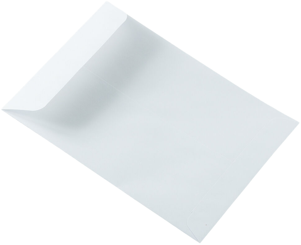 White 28lb 6 1/2 x 9 1/2 Open End Envelopes
