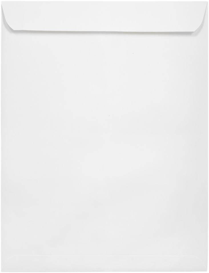 White 28lb 9 1/2 x 12 1/2 Open End Envelopes