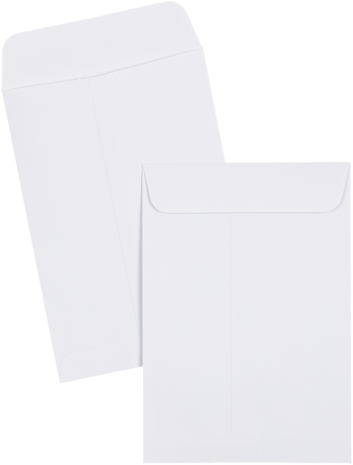 White 28lb 1 Scarf 4 5/8 x 6 3/4 Envelopes