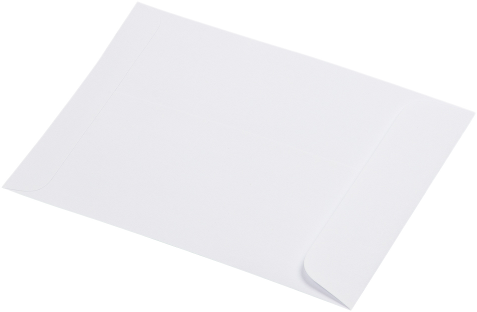 White 28lb 1 Scarf 4 5/8 x 6 3/4 Envelopes