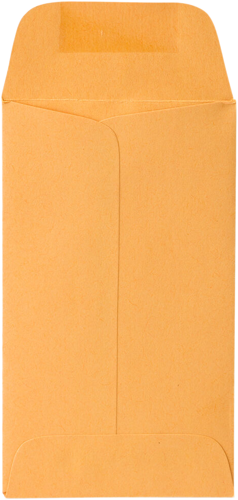 Brown Kraft 28lb #3 Coin Envelopes (2 1/2 x 4 1/4)