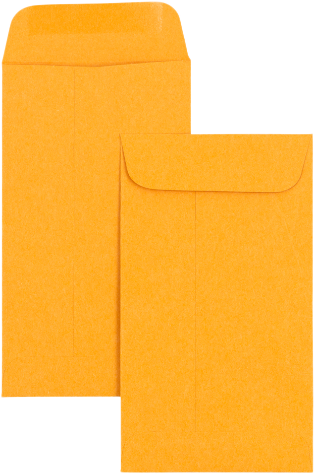 Brown Kraft 28lb #5 1/2 Coin Envelopes (3 1/8 x 5 1/2)