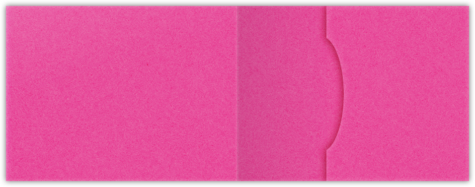 Razzle Berry Vellum 100lb 2 3/4 x 3 3/4 One Pocket Key Card Holders with 2 1/4 Inch Pocket