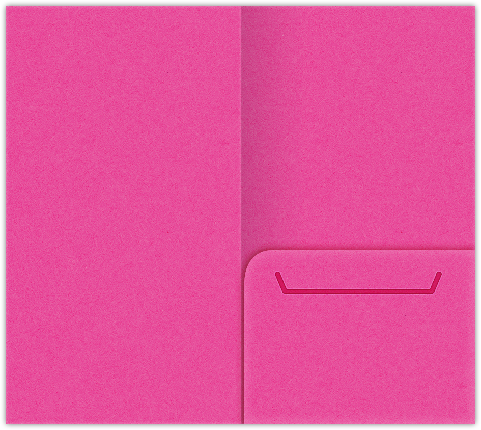 Razzle Berry Vellum 100lb 3 3/8 x 6 One Pocket Key Card Holders with 2 1/2 Inch Pocket
