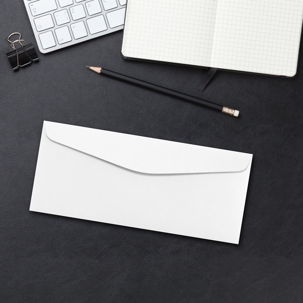 White 24lb #9 Regular Envelopes (3 7/8 x 8 7/8)