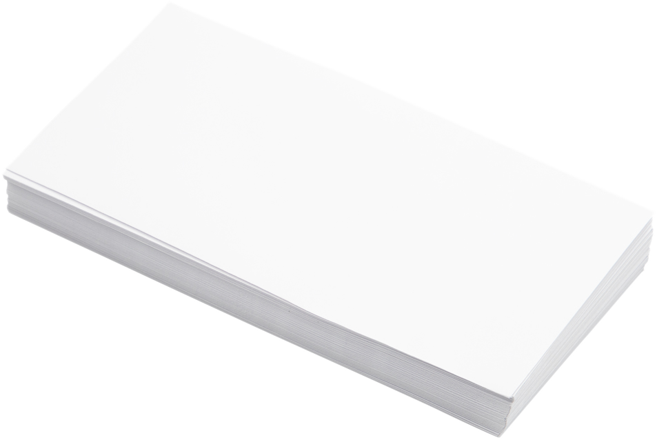 White 28lb #16 Straight Banker's Flap Offering Envelopes (6 x 12)