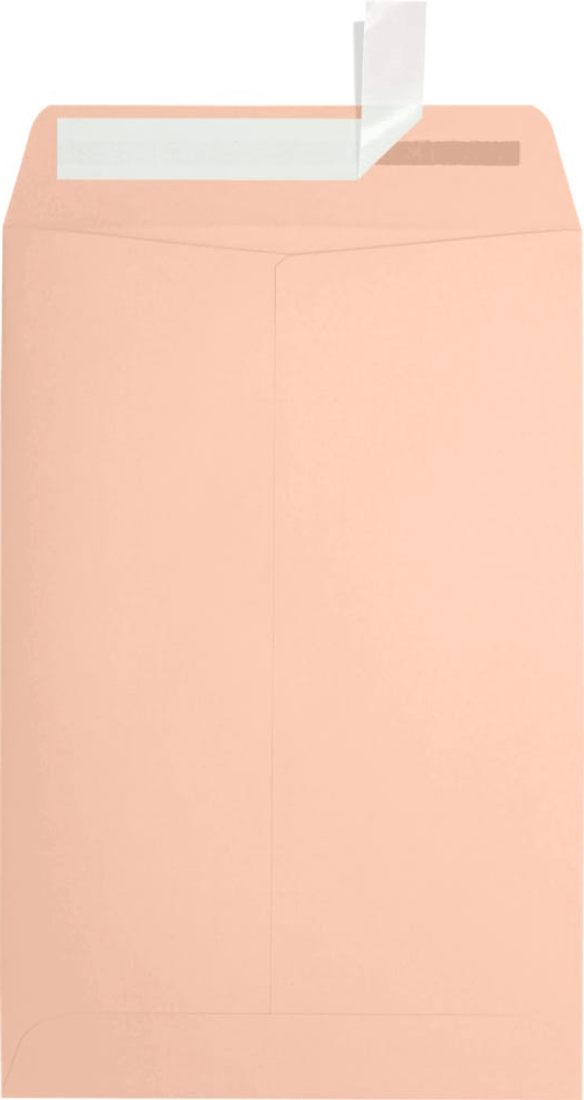 Blush Pink 32lb 6 x 9 Open End Envelopes with Peel & Seal