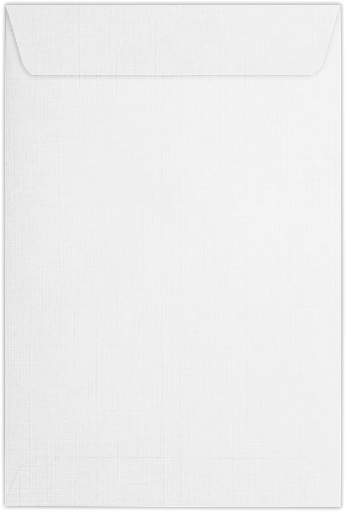 White Linen 32lb 6 x 9 Open End Envelopes with Peel & Seal