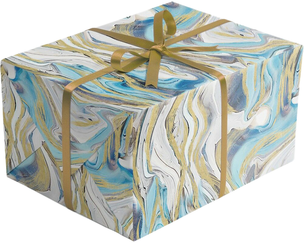Marbleized Magic 24" x 417' Bulk Wrapping Paper (834 Sq Ft)